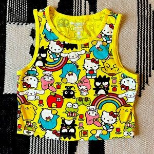 Sanrio crop tank top size XL juniors